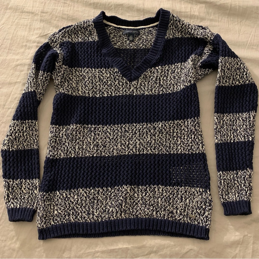 Tommy Hilfiger Striped Sweater Size Small